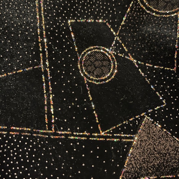 90s Susan Lawrence Black Sparkly Tank - Picture 2 of 4